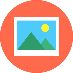 256x256 Image Icon Flat