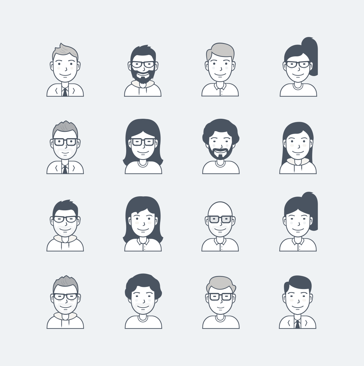 1200x1208 Users Insights Free Icon Pack Iconstore