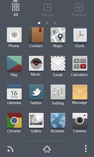 307x512 Flik Theme For Go Launcher Ex Ui Graphics App Icon, Android