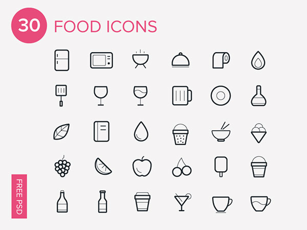 600x450 Free Icon Sets For Restaurant Website Bashooka