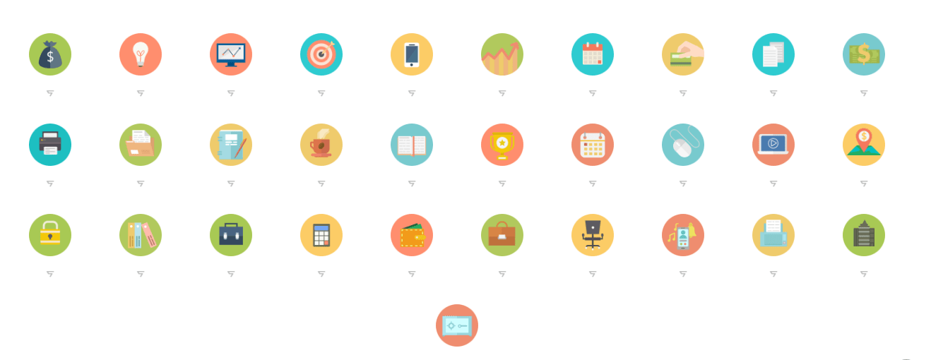 1318x510 A Good Set Of Business Icons!
