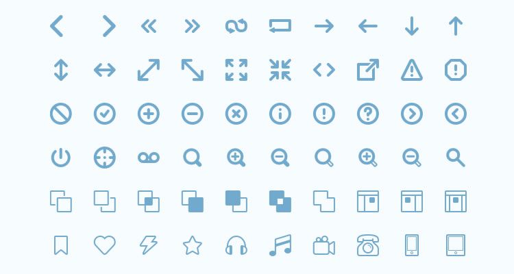 750x400 Top Free Icon Sets