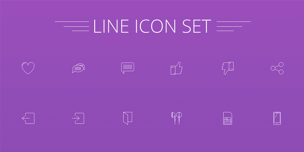 1000x500 Best Free Icon Sets