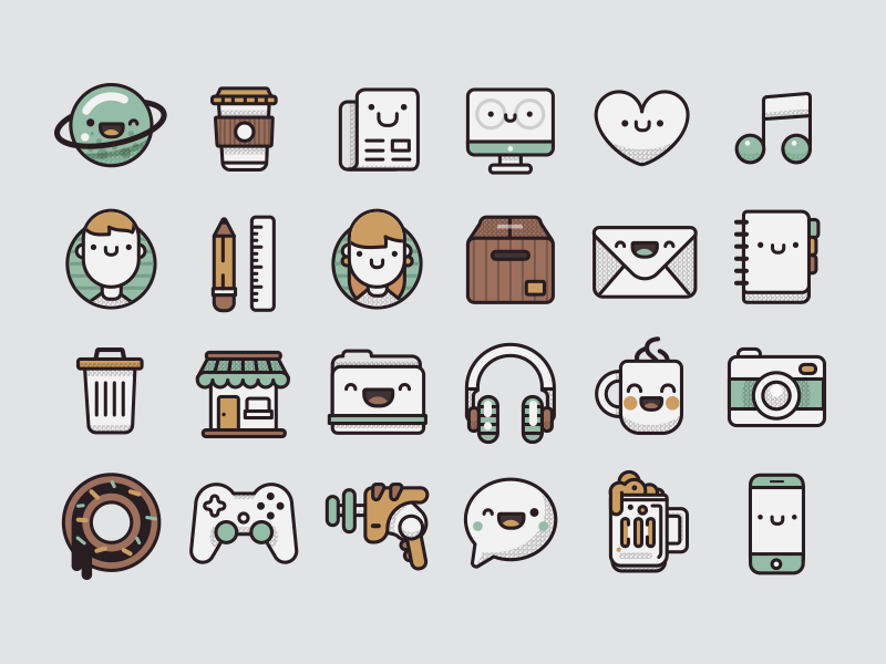 800x600 Pamoke Free Icon Set