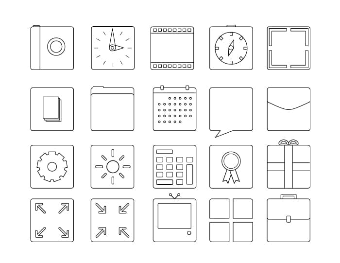 700x541 Squarecons Free Icon Set