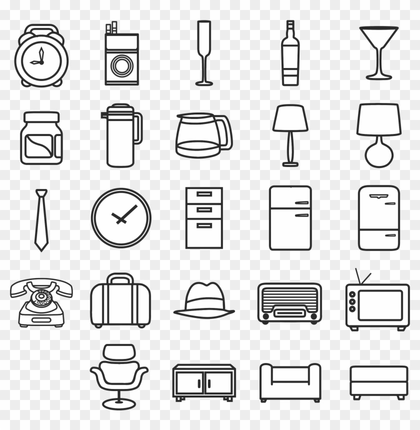 840x860 This Free Icons Png Design Of Retro Icon Set