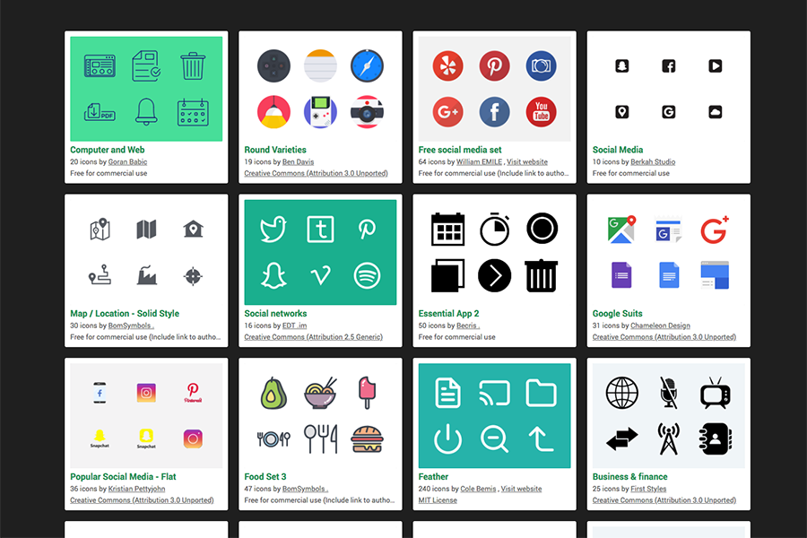 900x600 Best Free Icon Packs For Designers And Developers