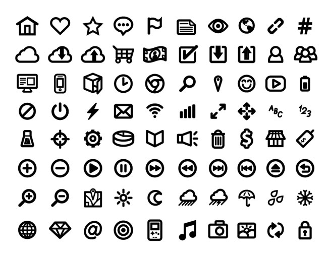 Free Ui Vector Icon Set 650x512 Free Ui Vector Icon Set