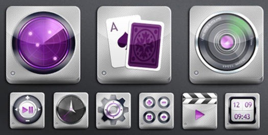 525x266 Free Mobile App Icon Template Sets