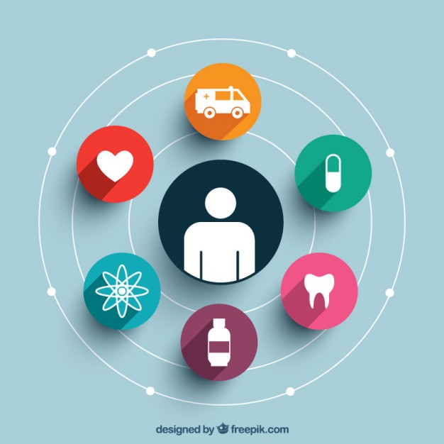 626x626 Infographic With Medical Icons Vector Free Download