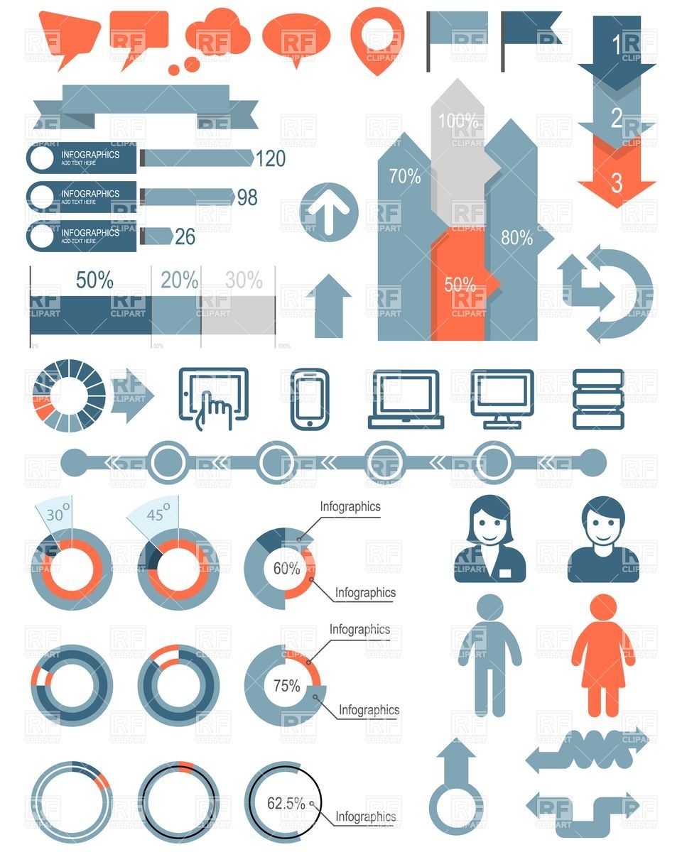 960x1200 Set Of Infographic Elements And Icons Vector Image Of Icons