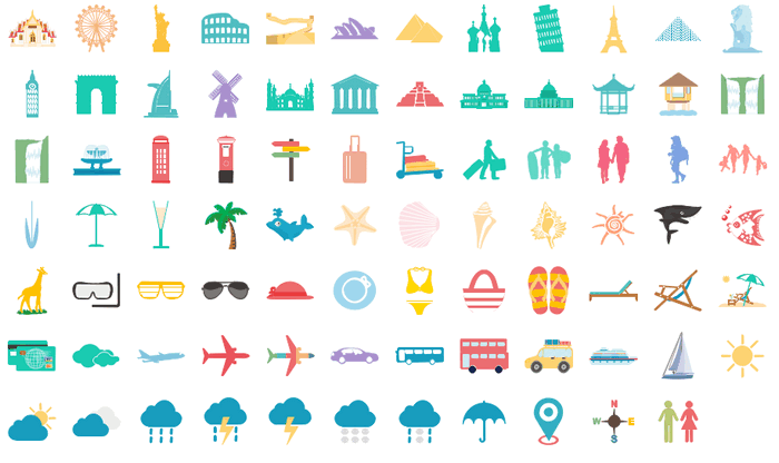 700x416 Various Travel And Tourism Infographic Elements