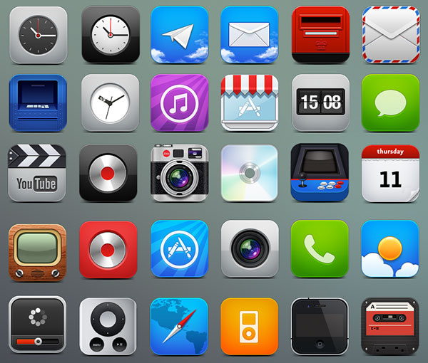 600x510 Absolutely Free Beautiful Ios Ipadiphone App Icons Sets
