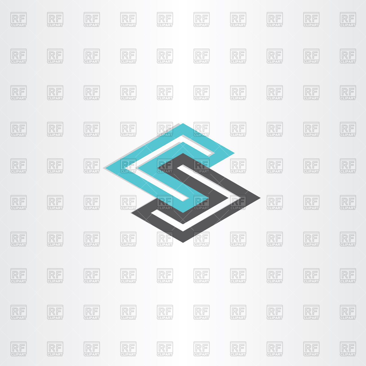 Geometric Letter S Icon Vector Image Of Icons And Emblems 1200x1200 Geometric Letter S Icon Vector Image Of Icons And Emblems