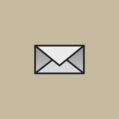 Mail Message Letter Icon Illustration 490x490 Mail Message Letter Icon Illustration