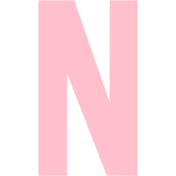 Pink Letter N Icon 256x256 Pink Letter N Icon