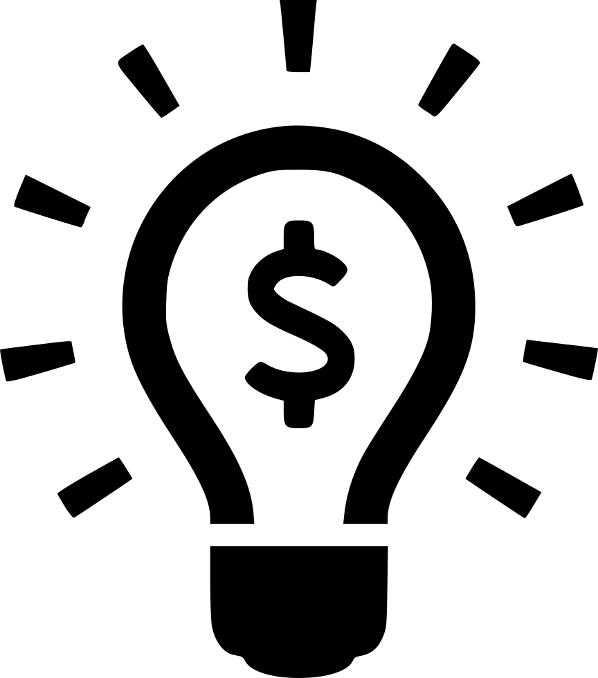864x980 Dollar Light Bulb Png Icon Free Download