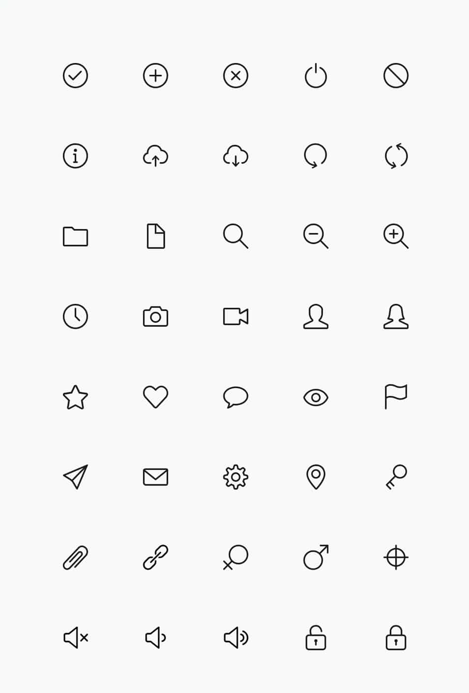 954x1408 Ultimate Collection Of Free Line Icon Sets Css Author