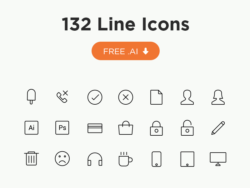 800x600 Awesome Free Line Icon Sets For Design