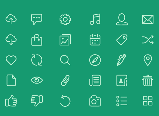 550x400 Free High Quality Line Style Icon