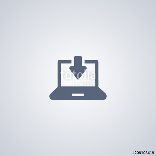 500x500 Loading Icon, Laptop Icon Stock Image And Royalty Free Vector