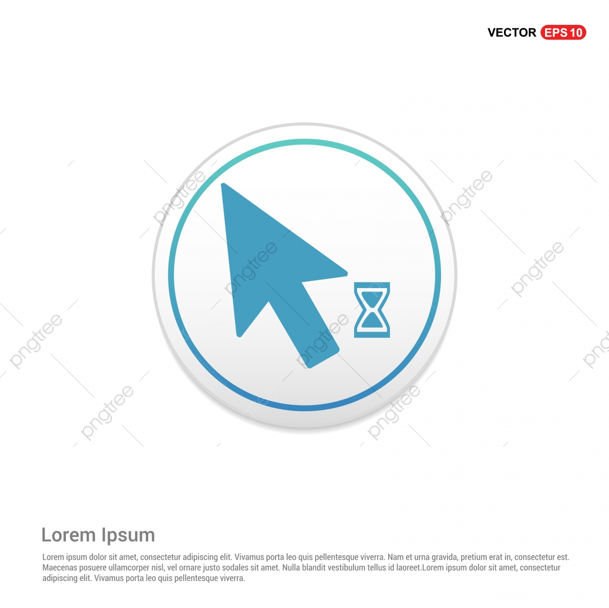 1200x1199 Mousecursor Loading Icon White Circle Button, App, Arrow, Black