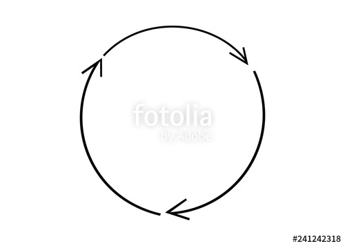 500x356 Three Arrows Loading Icon Stock Image And Royalty Free Vector