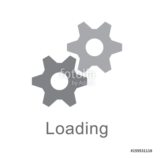 500x500 Gears Loading Icon Stock Image And Royalty Free Vector