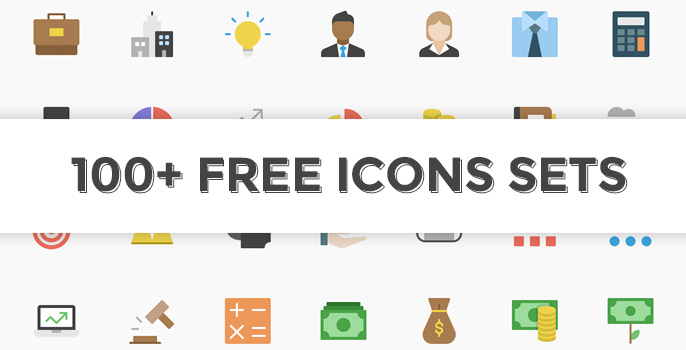 686x350 Awesome Free Icons Sets