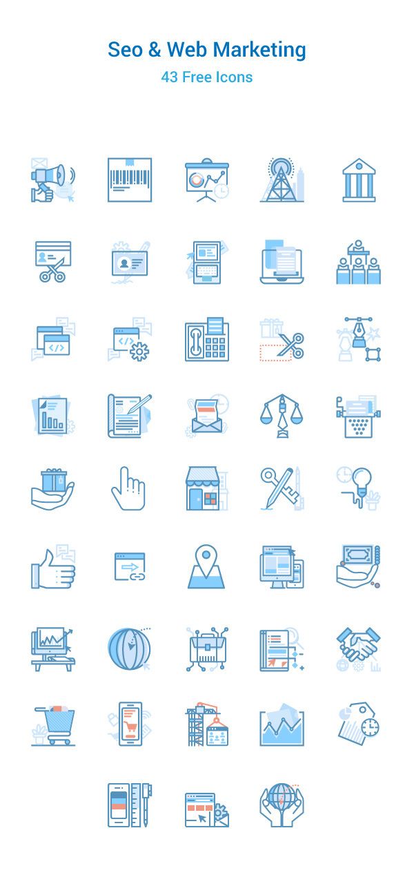 600x1267 Free Seo Web Marketing Icons Icons Icon Design, Icon Set