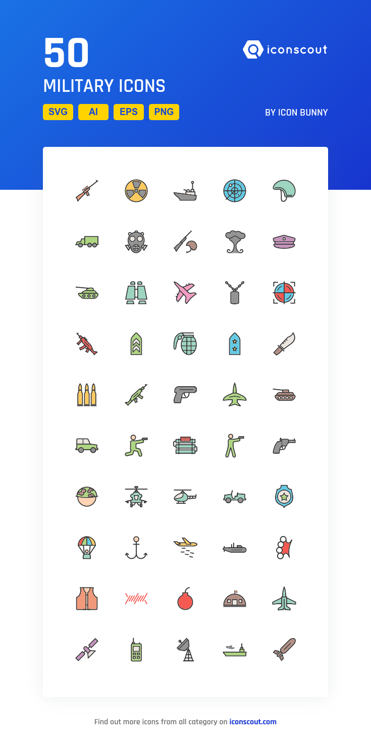 free windpws 10 military icons