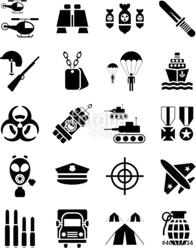 Military Icons Stock Image And Royalty Free Vector 396x500 Military Icons Stock Image And Royalty Free Vector