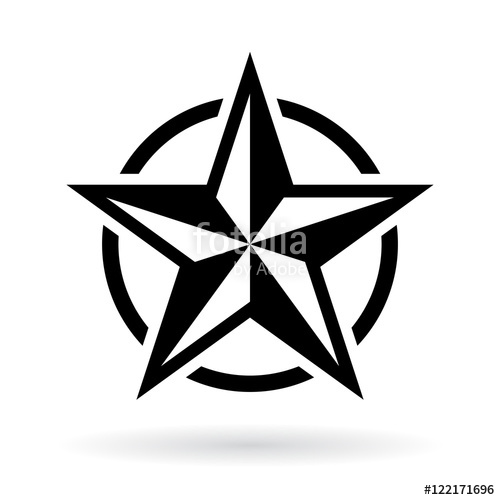 Star Military Icon Stock Image And Royalty Free Vector 500x500 Star Military Icon Stock Image And Royalty Free Vector