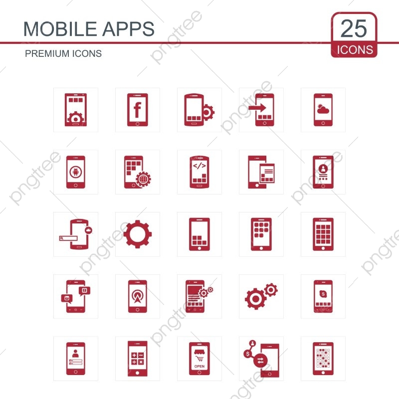 Mobile Apps Icons Set, Mobile Vector, App, Icons Png And Vector 800x800 Mobile Apps Icons Set, Mobile Vector, App, Icons Png And Vector