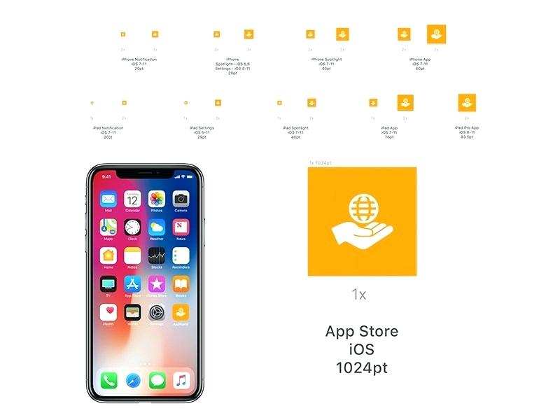 800x600 Mobile App Icon Template