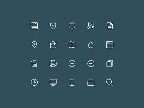 500x375 Modern Icon Sets
