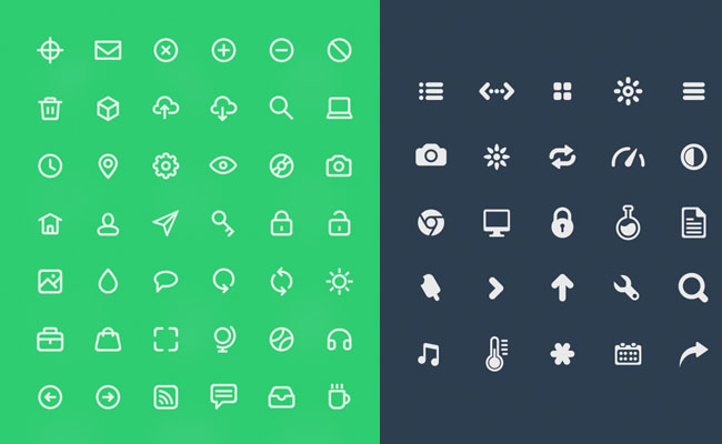 650x400 Free Modern Icons For Your Flat Design Projects