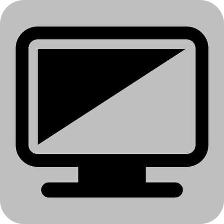 450x450 Vector Illustration Of Monitor Icon Freestock Icons