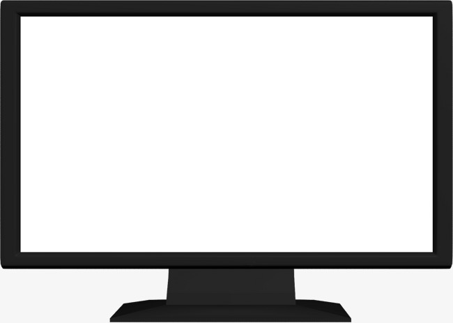 650x463 Download Free Png Hand Painted Black And White Monitor Icon