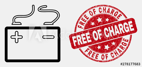 Vector Contour Accumulator Battery Icon And Free Of Charge Stamp 500x236 Vector Contour Accumulator Battery Icon And Free Of Charge Stamp