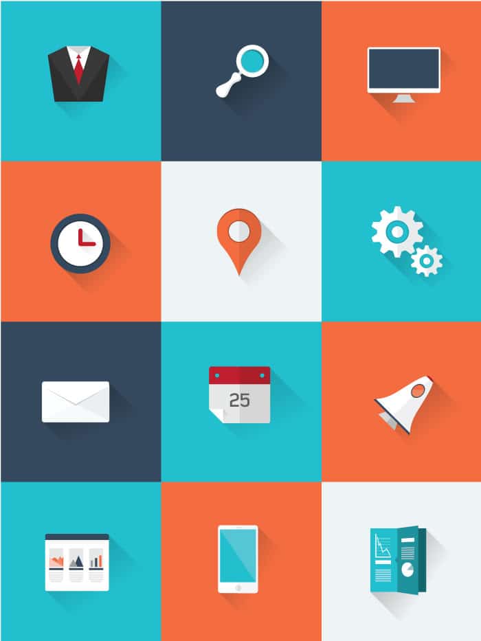 700x933 Free Vector Office Icons