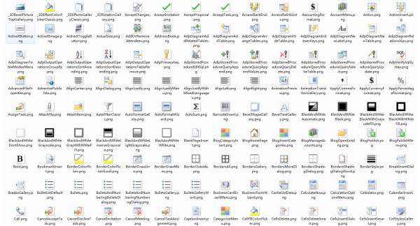 600x324 Office Icons Set Free Download