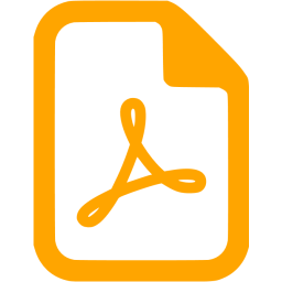 256x256 Orange Pdf Icon