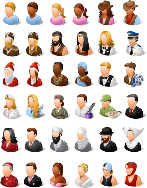 471x600 Vista Style People Icons Set Icons Pack Free Icon In Format