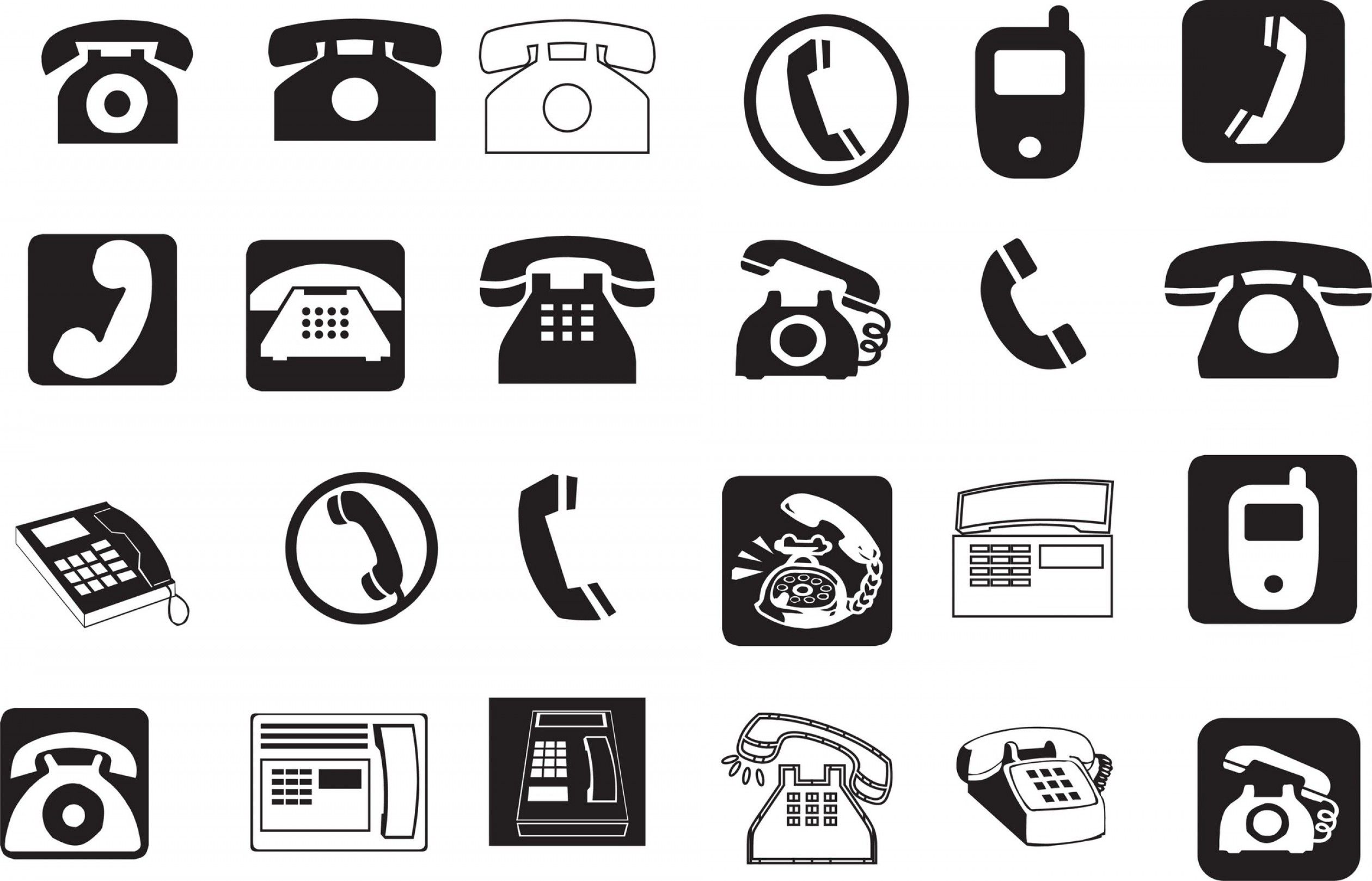 2520x1618 Phone Icon Vector Free Download Soidergi