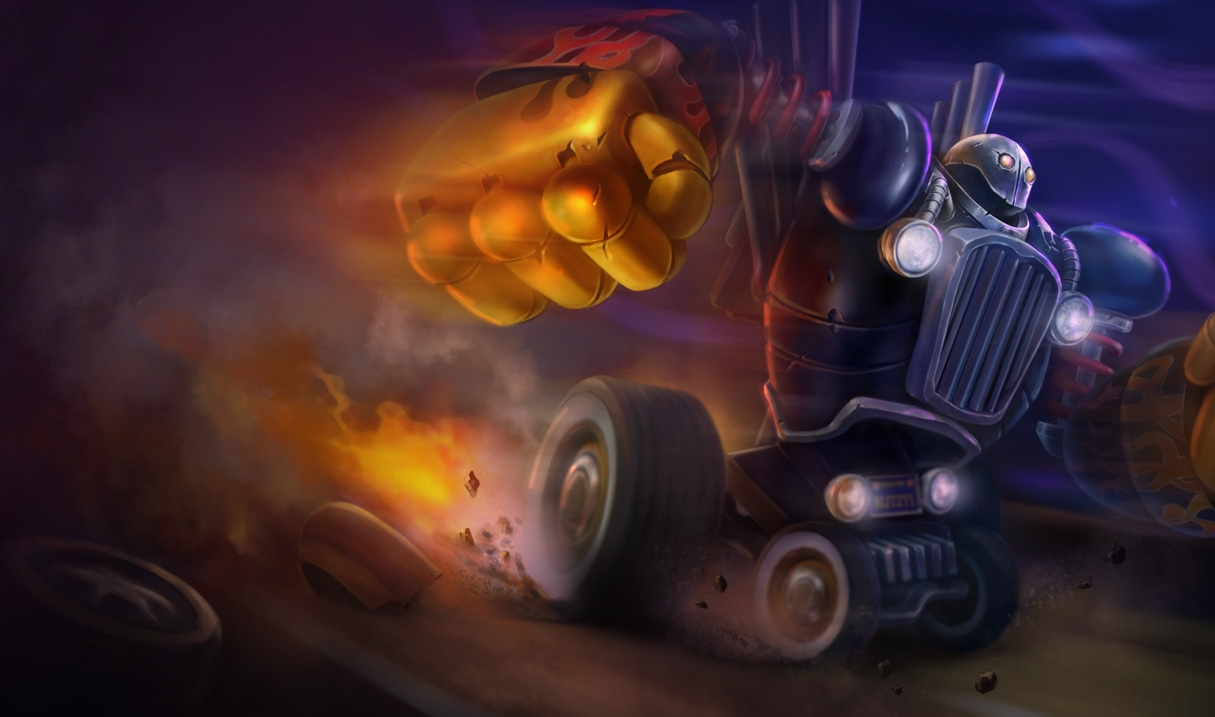 1215x717 Piltover Customs Blitzcrank League Of Legends