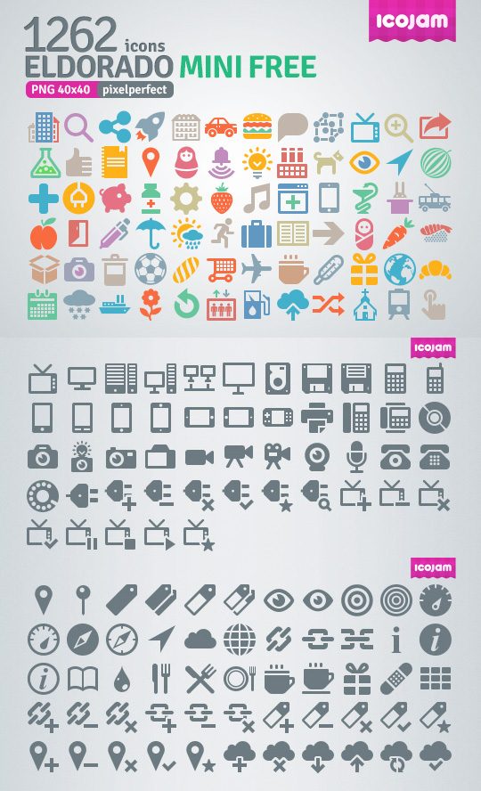 540x888 Free Eldorado Mini Pixel Perfect Icons Photoshop Tutorials