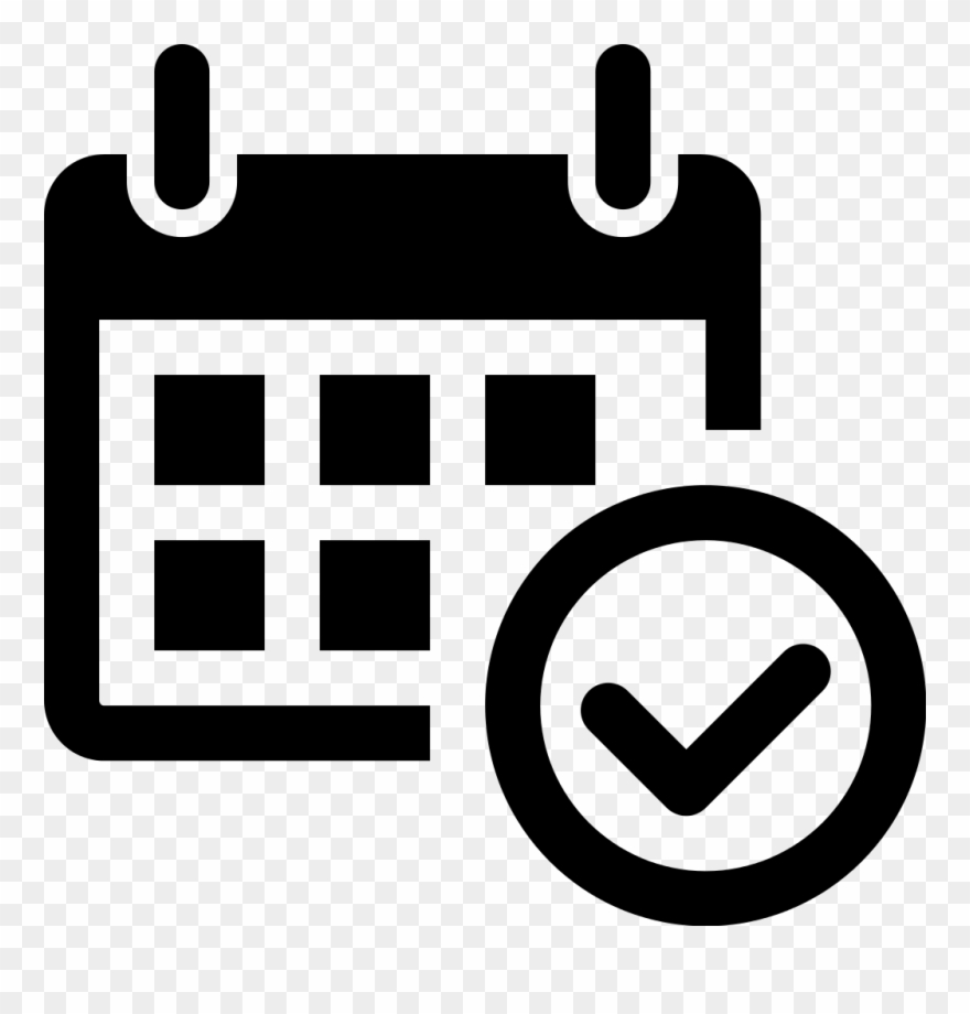 880x920 Calendar Check Png Icon Free Download