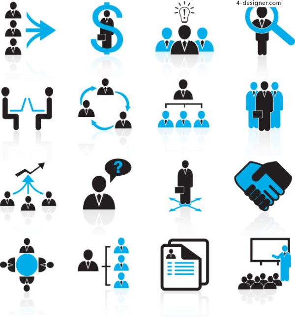 600x646 Powerpoint Business People Icon Images