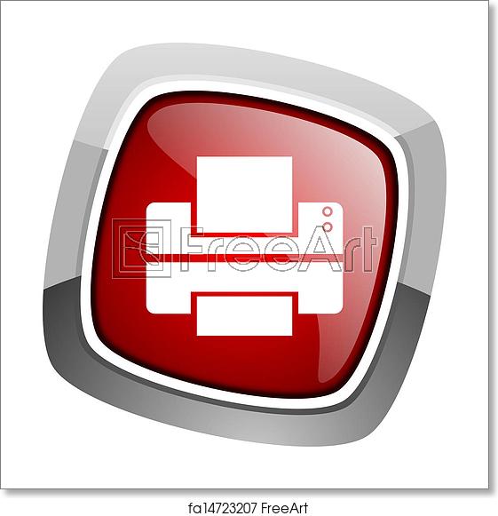 561x581 Free Art Print Of Printer Icon Freeart